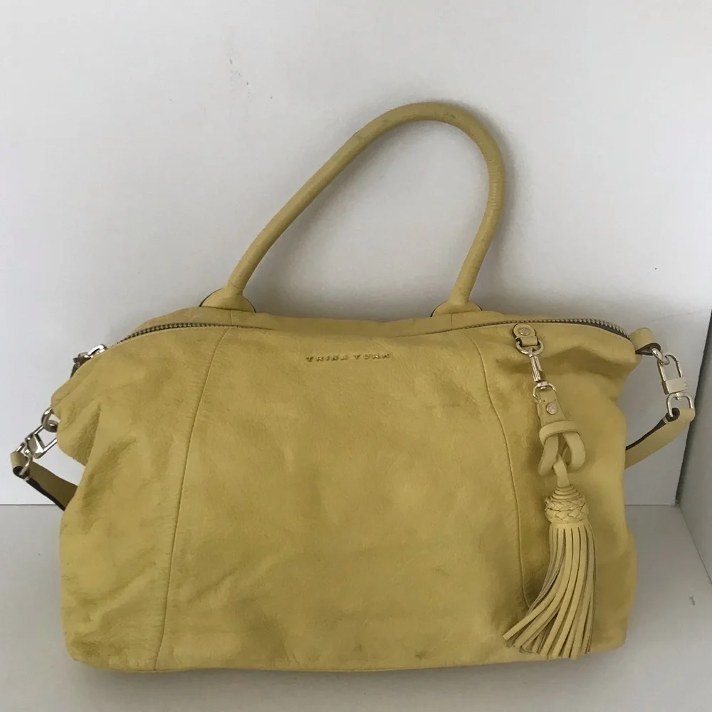 Trina Turk Yellow Saratoga Satchel 🔴